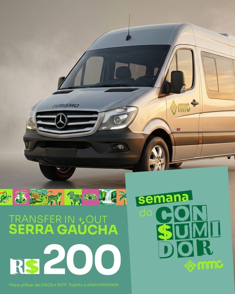 Semana do Consumidor da MMC Turismo: ofertas em passeios incríveis com transporte incluso