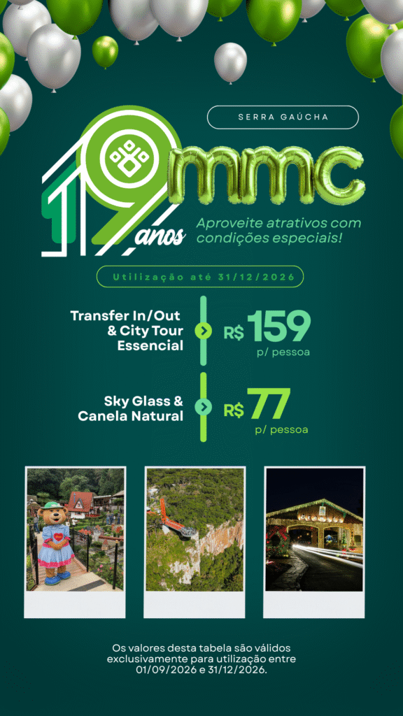 MMC Turismo: 19 anos de histórias e viagens