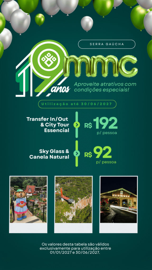 MMC Turismo: 19 anos de histórias e viagens