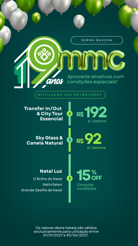 MMC Turismo: 19 anos de histórias e viagens