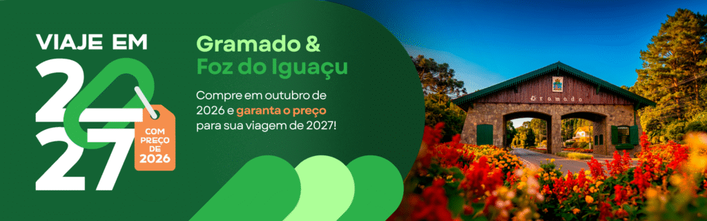 Viaje em 2027 com preço de 2026 com a MMC Turismo