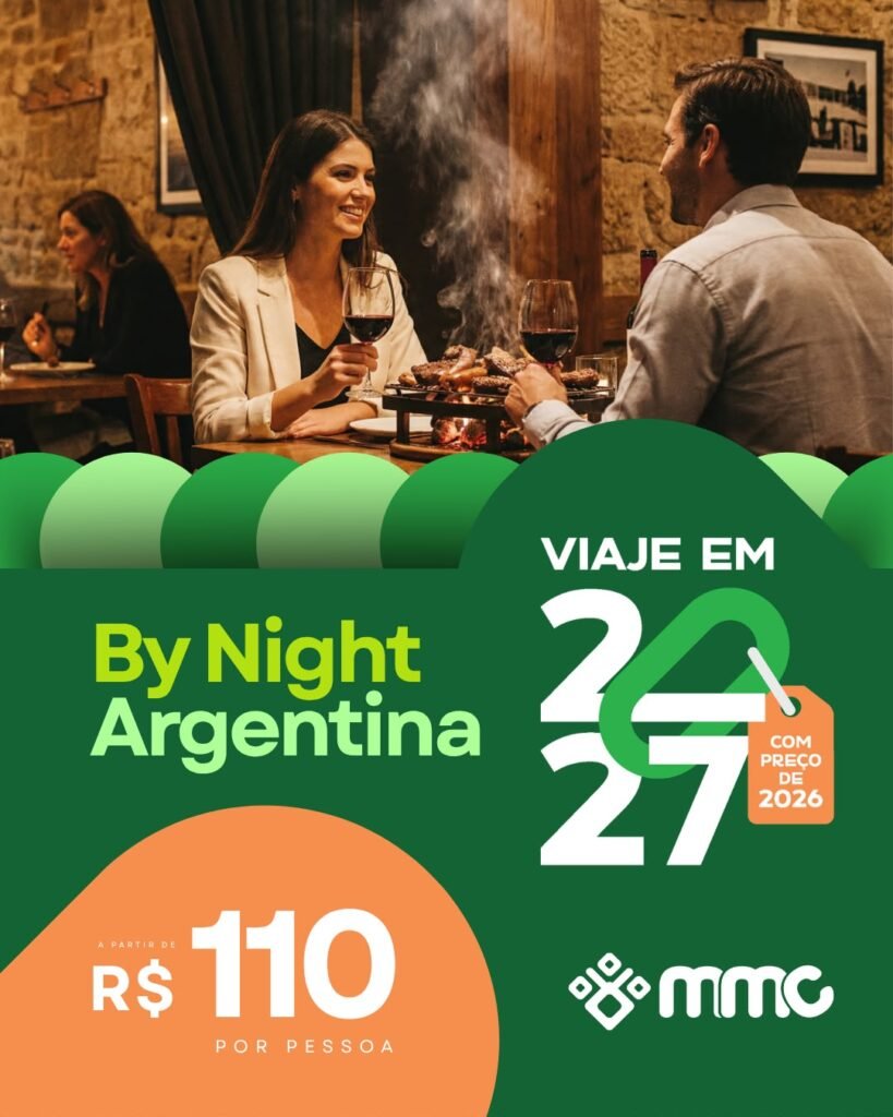 Viaje em 2027 com preço de 2026 com a MMC Turismo