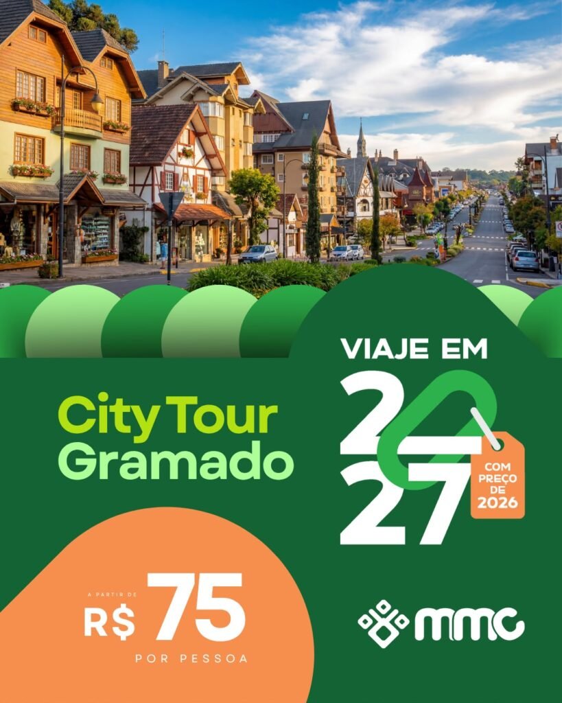 Viaje em 2027 com preço de 2026 com a MMC Turismo